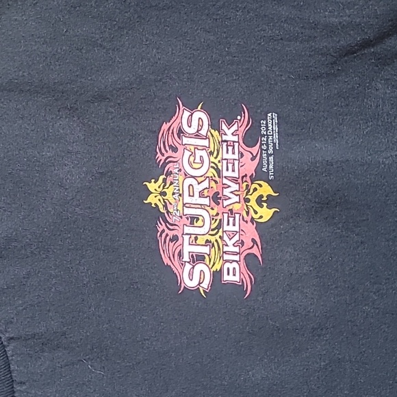 Sturgis Bike Week 2012 72nd Annual Tee Shirt Black XL Collectible Cotton - Picture 1 of 6